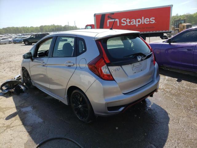 3HGGK5H67KM700968 - 2019 HONDA FIT SPORT GRAY photo 2