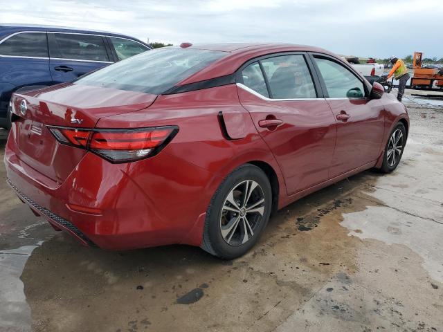 3N1AB8CV2LY288900 - 2020 NISSAN SENTRA SV RED photo 3