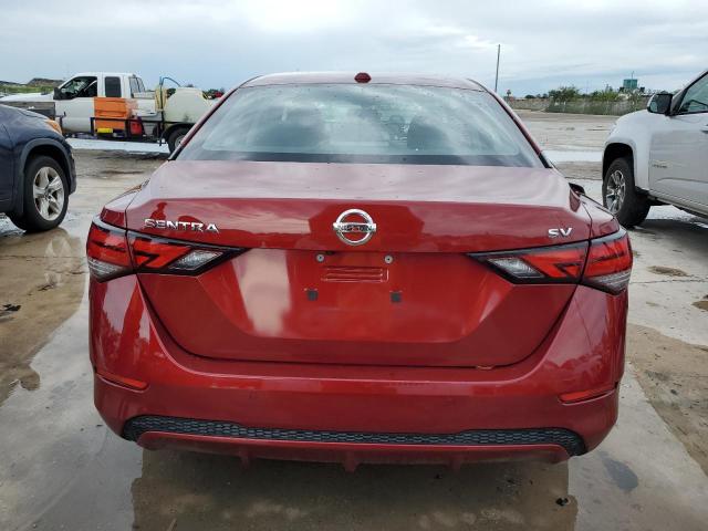 3N1AB8CV2LY288900 - 2020 NISSAN SENTRA SV RED photo 6