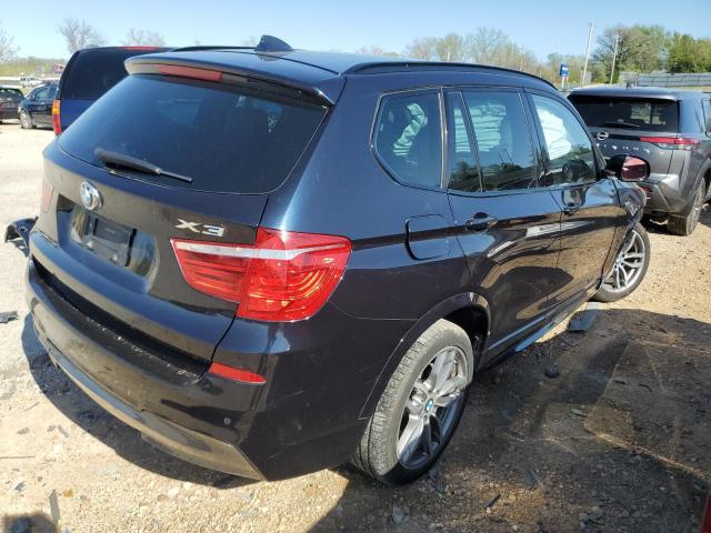 5UXWX9C5XF0D51204 - 2015 BMW X3 XDRIVE28I BLACK photo 3