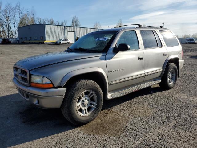 1B4HS28N81F563527 - 2001 DODGE DURANGO SILVER photo 1