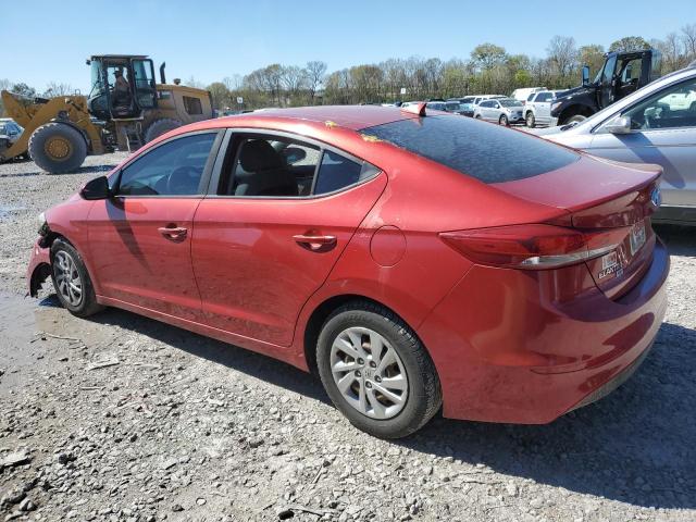 5NPD74LF3HH120376 - 2017 HYUNDAI ELANTRA SE RED photo 2