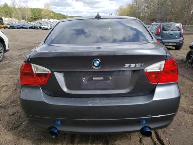 WBAVB73597P100483 - 2007 BMW 335 I GRAY photo 6