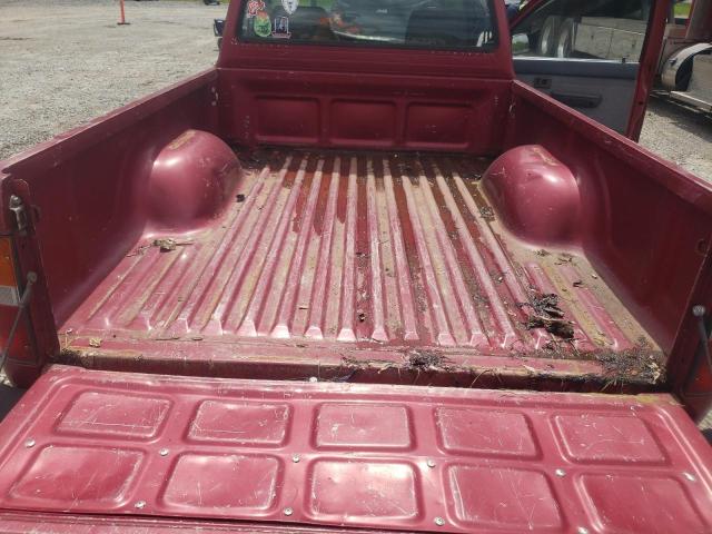 4TANL42N5TZ196333 - 1996 TOYOTA TACOMA BURGUNDY photo 10