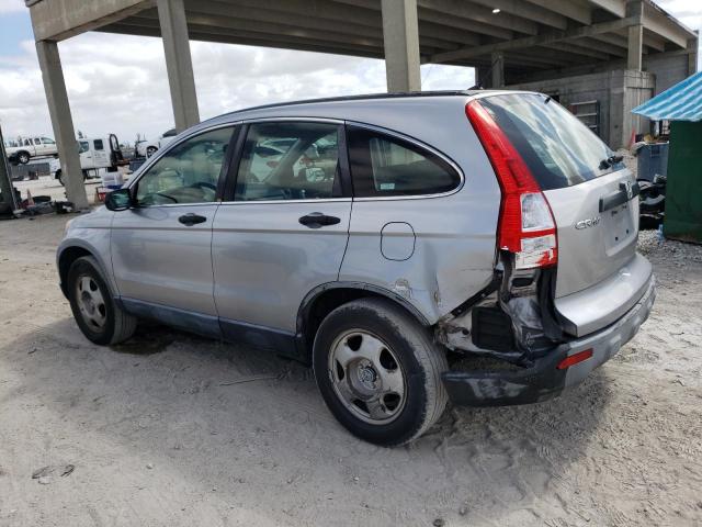 JHLRE38377C043674 - 2007 HONDA CR-V LX SILVER photo 2