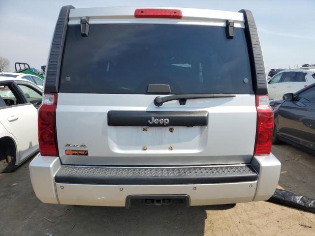 1J8HG48K27C606610 - 2007 JEEP COMMANDER SILVER photo 6