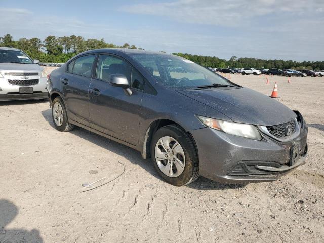 19XFB2F53DE005662 - 2013 HONDA CIVIC LX GRAY photo 4