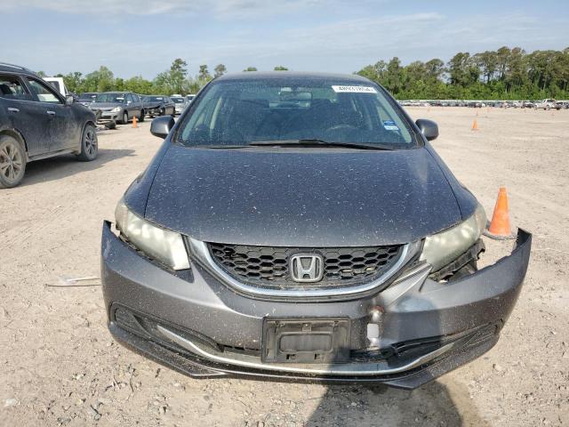 19XFB2F53DE005662 - 2013 HONDA CIVIC LX GRAY photo 5