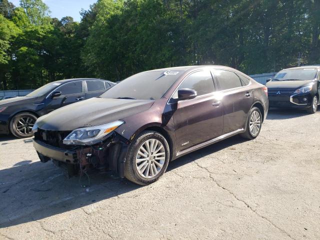 4T1BD1EB8EU021168 - 2014 TOYOTA AVALON HYBRID BURGUNDY photo 1