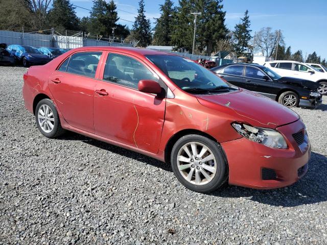 1NXBU40E89Z069004 - 2009 TOYOTA COROLLA BASE RED photo 4