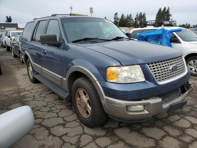 1FMFU18L13LA99641 - 2003 FORD EXPEDITION EDDIE BAUER BLUE photo 4