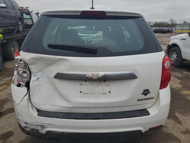 1GNALAEK5FZ121081 - 2015 CHEVROLET EQUINOX LS WHITE photo 6