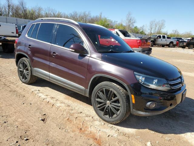 WVGAV7AX0DW537301 - 2013 VOLKSWAGEN TIGUAN S BURGUNDY photo 4