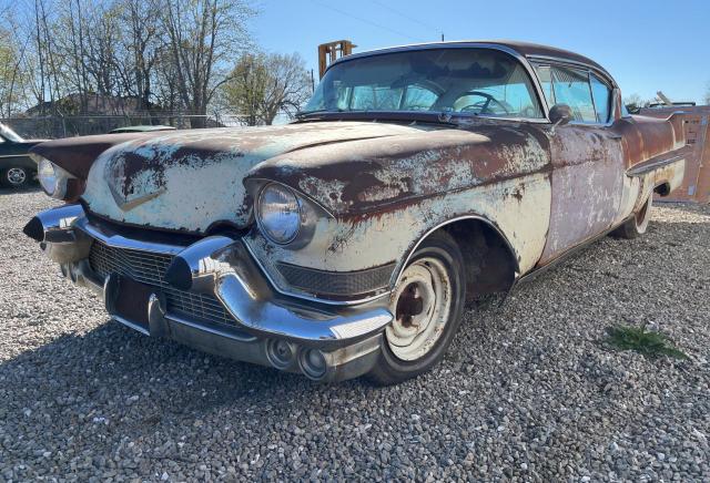 5762083875 - 1957 CADILLAC DEVILLE WHITE photo 2