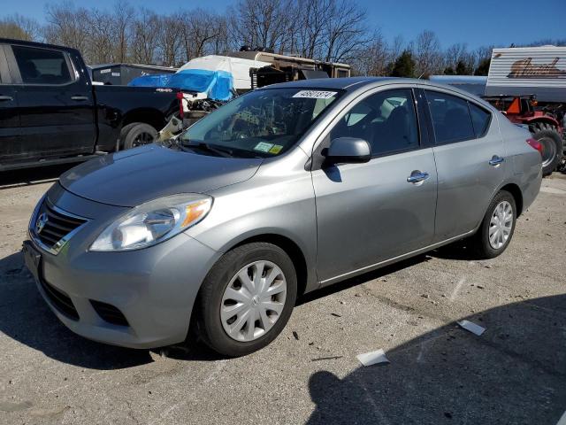 3N1CN7AP2EL870185 - 2014 NISSAN VERSA S GRAY photo 1