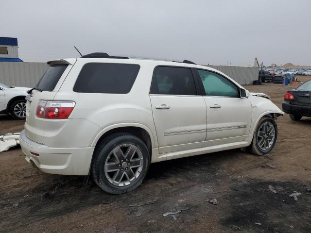 1GKKRTED7CJ170872 - 2012 GMC ACADIA DENALI WHITE photo 3