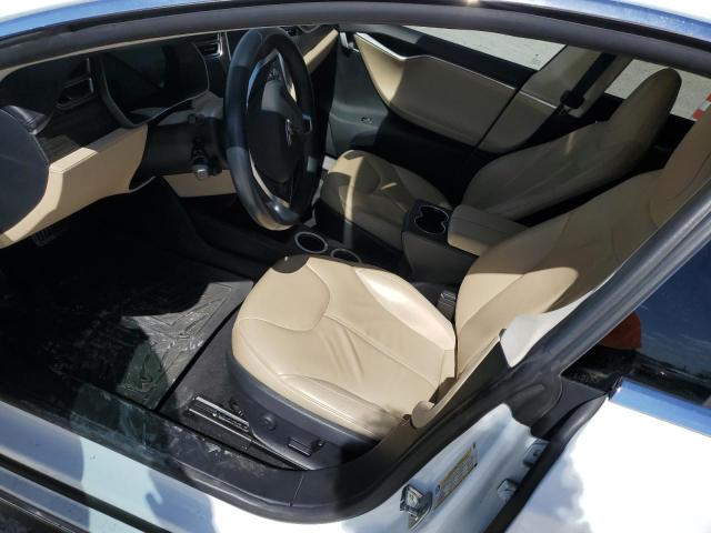 5YJSA1H16EFP40735 - 2014 TESLA MODEL S 白色 照片 7
