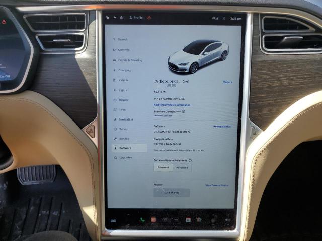 5YJSA1H16EFP40735 - 2014 TESLA MODEL S 白色 照片 9