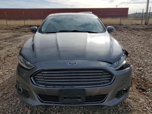 3FA6P0SUXER299466 - 2014 FORD FUSION TITANIUM PHEV GRAY photo 5