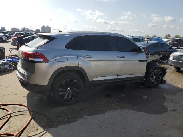 1V2KE2CA1MC235164 - 2021 VOLKSWAGEN ATLAS CROS SE SILVER photo 3