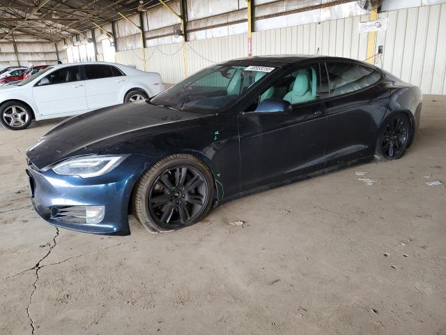 5YJSA1E29JF253469 - 2018 TESLA MODEL S BLUE photo 1