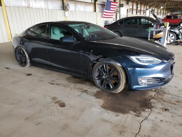 5YJSA1E29JF253469 - 2018 TESLA MODEL S BLUE photo 4