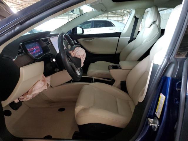 5YJSA1E29JF253469 - 2018 TESLA MODEL S BLUE photo 7