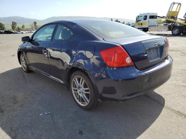 JTKDE177370183814 - 2007 TOYOTA SCION TC BLUE photo 2