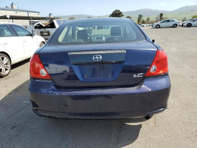 JTKDE177370183814 - 2007 TOYOTA SCION TC BLUE photo 6