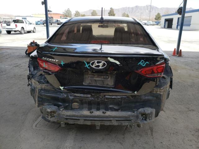 3KPC24A33JE035258 - 2018 HYUNDAI ACCENT SE BLACK photo 6