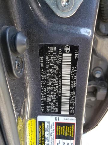 4T1BK1EB3DU047455 - 2013 TOYOTA AVALON BASE Boz foto 13