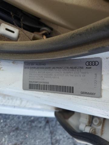 WAUH3AFC2JN098984 - 2018 AUDI A6 PRESTIGE თეთრი ფოტო 12