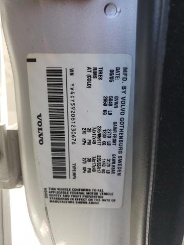 YV4CY592061230676 - 2006 VOLVO XC90 SILVER photo 13