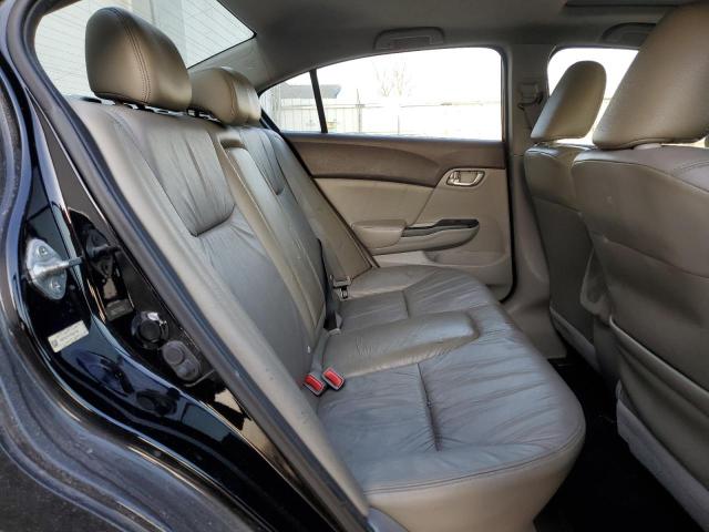 19XFB2F91CE041738 - 2012 HONDA CIVIC EXL შავი ფოტო 10