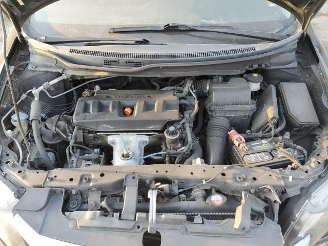 19XFB2F91CE041738 - 2012 HONDA CIVIC EXL შავი ფოტო 11