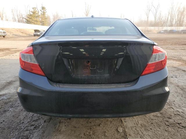 19XFB2F91CE041738 - 2012 HONDA CIVIC EXL შავი ფოტო 6