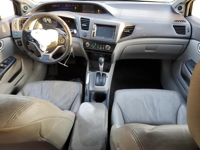 19XFB2F91CE041738 - 2012 HONDA CIVIC EXL შავი ფოტო 8