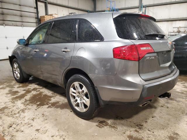 2HNYD285X8H001953 - 2008 ACURA MDX SPORT GRAY photo 2