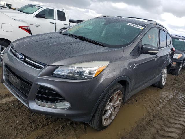 1FMCU9J97DUD86574 - 2013 FORD ESCAPE TITANIUM GRAY photo 1