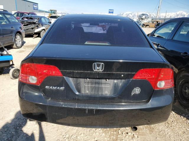 1HGFA16837L111677 - 2007 HONDA CIVIC EX BLACK photo 6