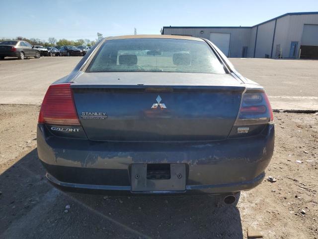 4A3AB76S54E149686 - 2004 MITSUBISHI GALANT GTS BLUE photo 6