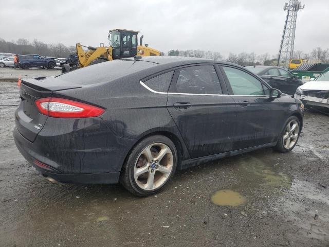 1FA6P0HD5E5396343 - 2014 FORD FUSION SE BLACK photo 3