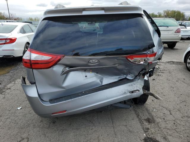 5TDKK3DC5FS535582 - 2015 TOYOTA SIENNA LE SILVER photo 6