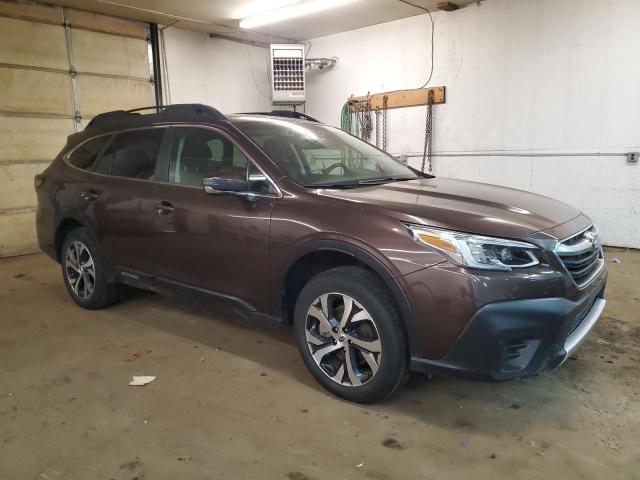 4S4BTANC7M3106468 - 2021 SUBARU OUTBACK LIMITED BROWN photo 4
