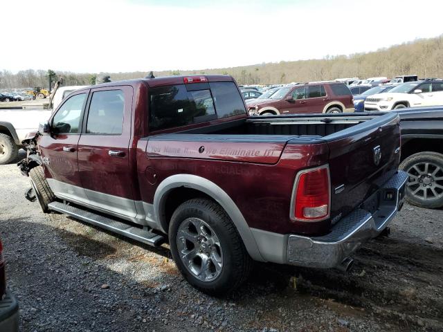 1C6RR7NT1HS546290 - 2017 RAM 1500 LARAMIE BURGUNDY photo 2