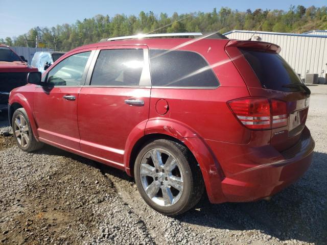 3D4GG67V99T553988 - 2009 DODGE JOURNEY R/T RED photo 2