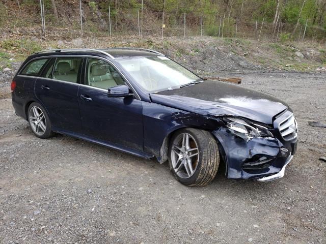 WDDHH8JB3FB083324 - 2015 MERCEDES-BENZ E 350 4MATIC WAGON BLUE photo 4