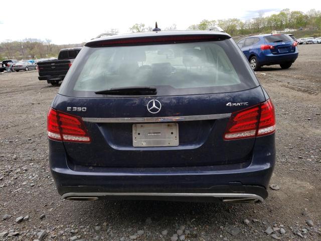 WDDHH8JB3FB083324 - 2015 MERCEDES-BENZ E 350 4MATIC WAGON BLUE photo 6