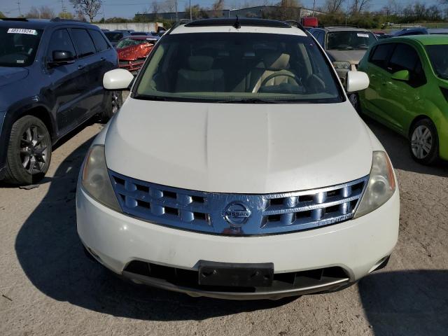 JN8AZ08T93W117316 - 2003 NISSAN MURANO SL WHITE photo 5