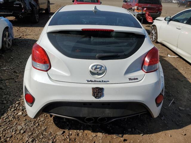 KMHTC6AE4FU231353 - 2015 HYUNDAI VELOSTER TURBO WHITE photo 6